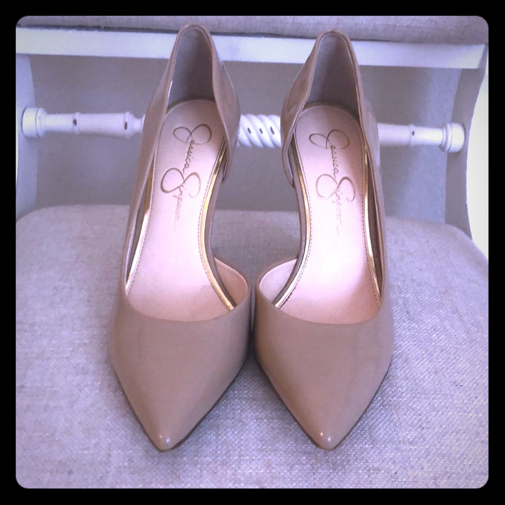Classic nude high heels
